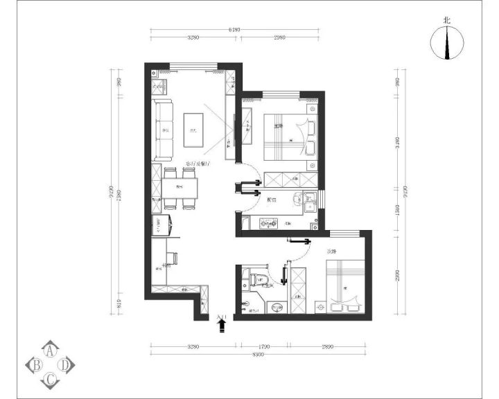 80㎡的兩室一廳怎么設(shè)計(jì)？不如看看這兩套徐建平的作品！