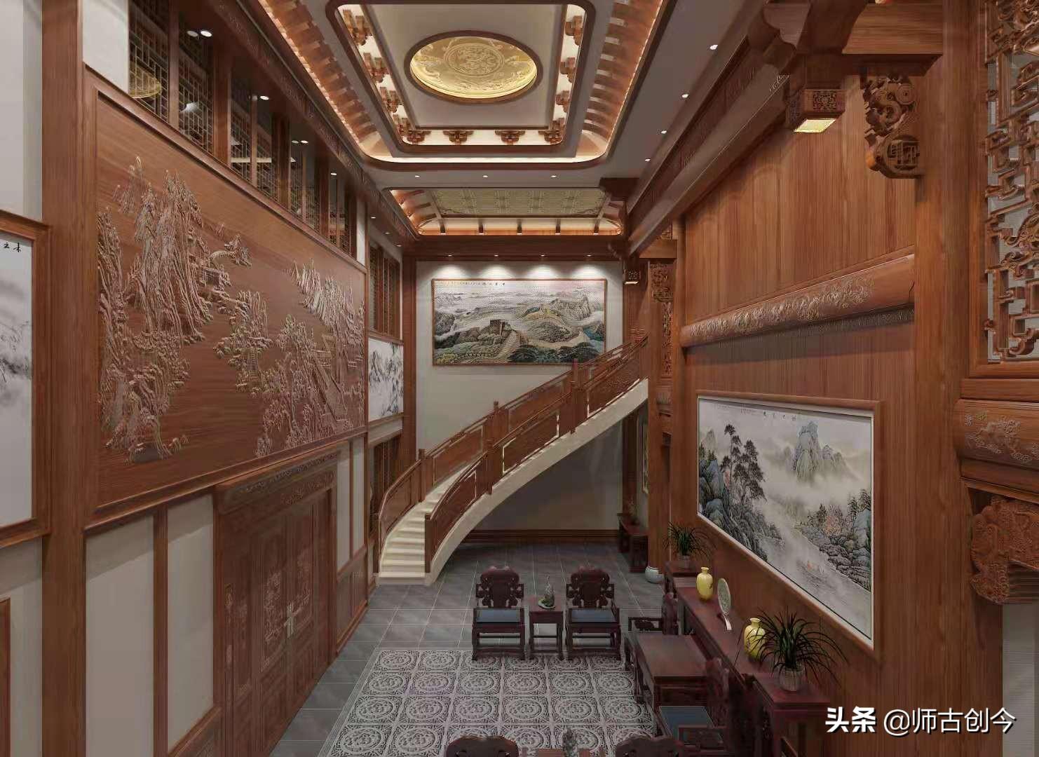 中式古典紅木裝修，營(yíng)造出經(jīng)典舒適的居住空間