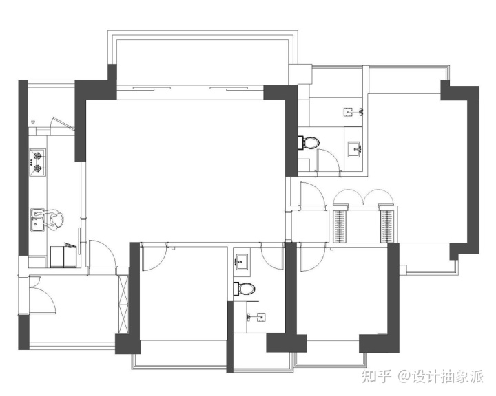 現(xiàn)代簡約裝修案例，單純、簡潔的生活方式