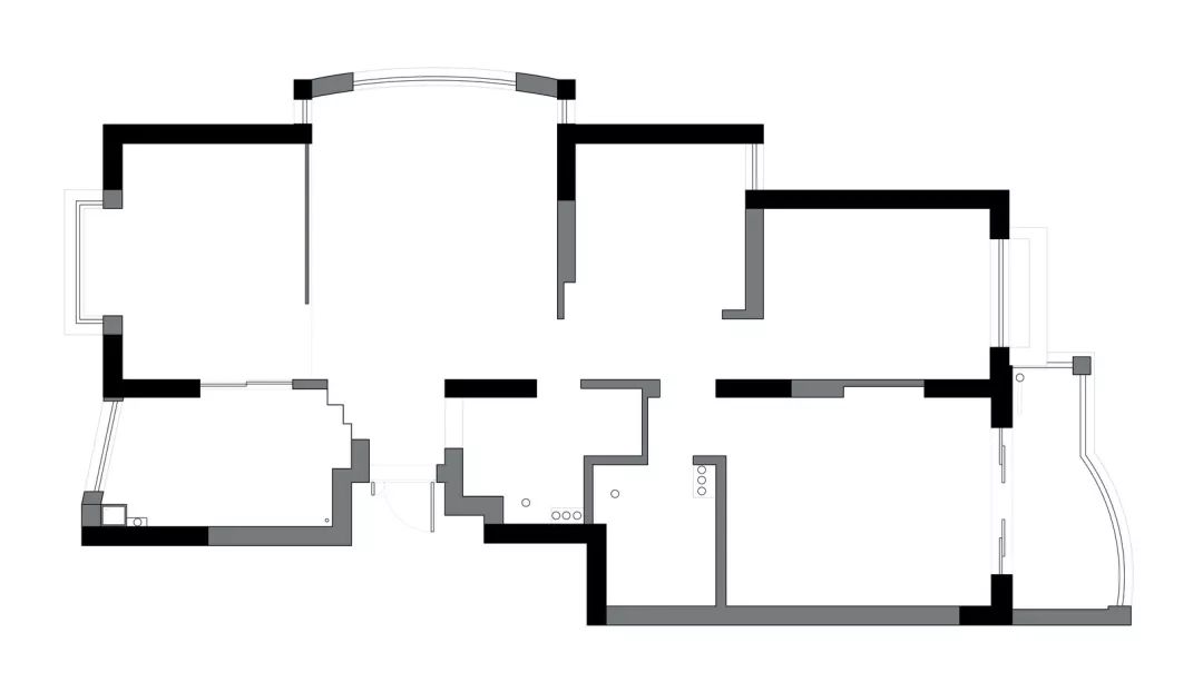 110㎡簡(jiǎn)約木質(zhì)，沒(méi)茶幾沒(méi)電視，新時(shí)代的客廳布置