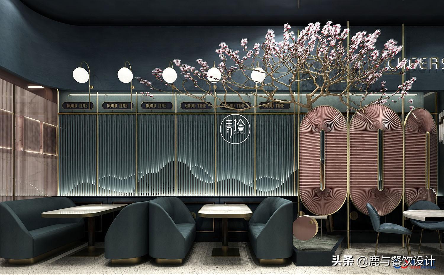 餐廳設(shè)計(jì)的時(shí)候背景墻如何進(jìn)行搭配？鹿與餐飲設(shè)計(jì)