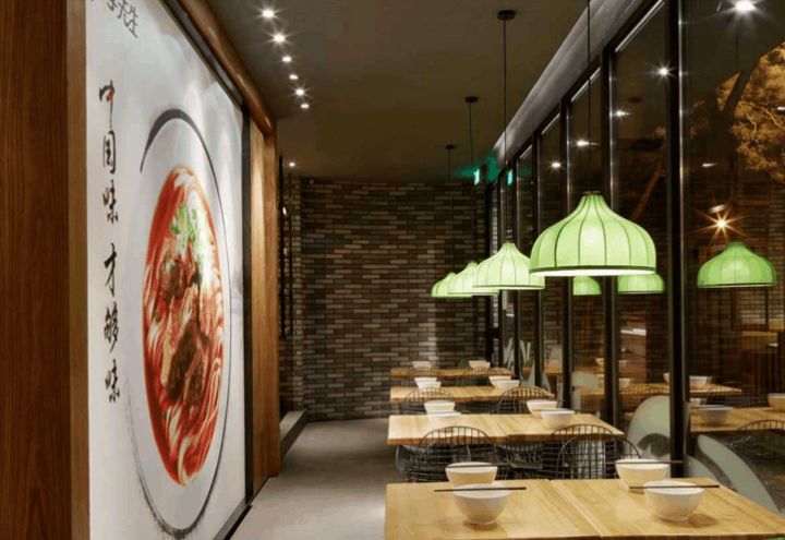 牛肉面餐廳平面布局設(shè)計(jì)，裝修施工效果，對(duì)品牌店影響有多大